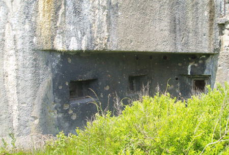 Nmeck betonov stlny pro MG 42 msto stlen pro L1 a N, objekt MO-37