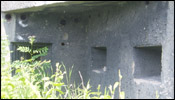 Německé betonové střílny místo střílen pro L1 a N, objekt MO-37